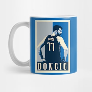 Luka Doncic Pop Art Style Mug